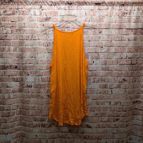 LouKeith Orange Tank Top Sleeveless Top Size Large - Picture 6 of 8